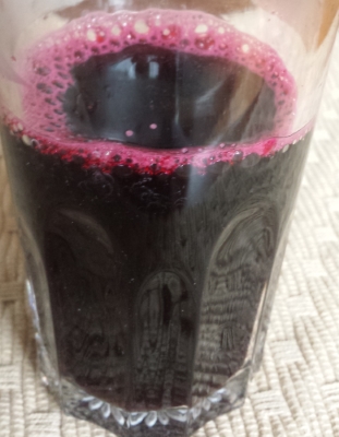 Delicious glass of beet juice