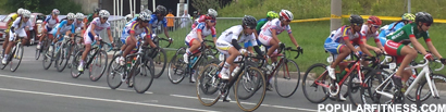 Women's cycling race at The Pan Am Games. Photo by popular fitness.
