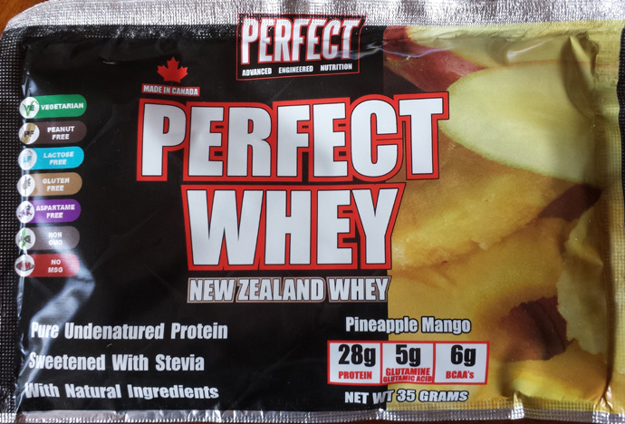Perfect Whey - New Zealand Whey - Pineapple Mango - photo by popular fitness