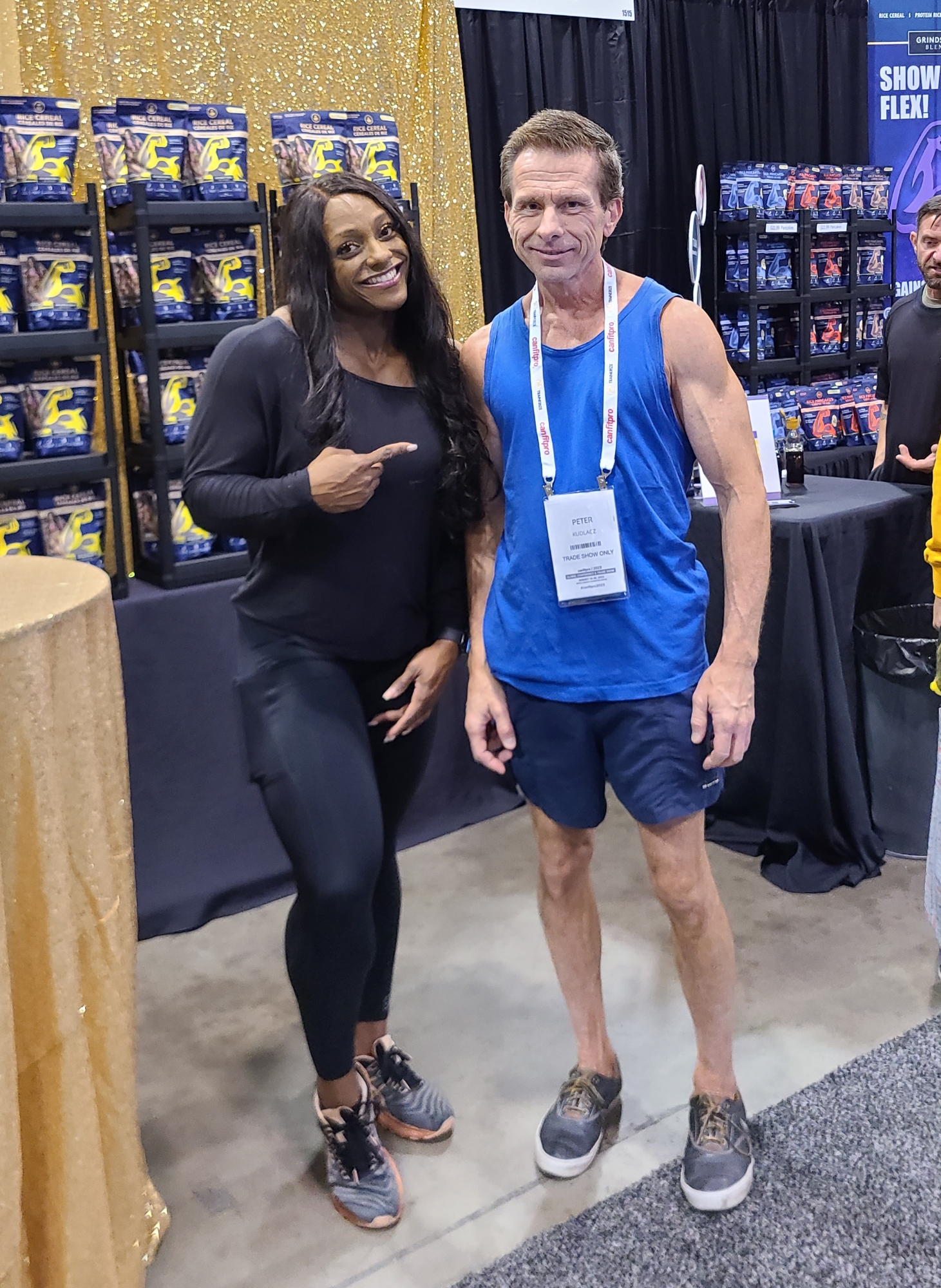 Andrea Shaw - Ms Olympia with me