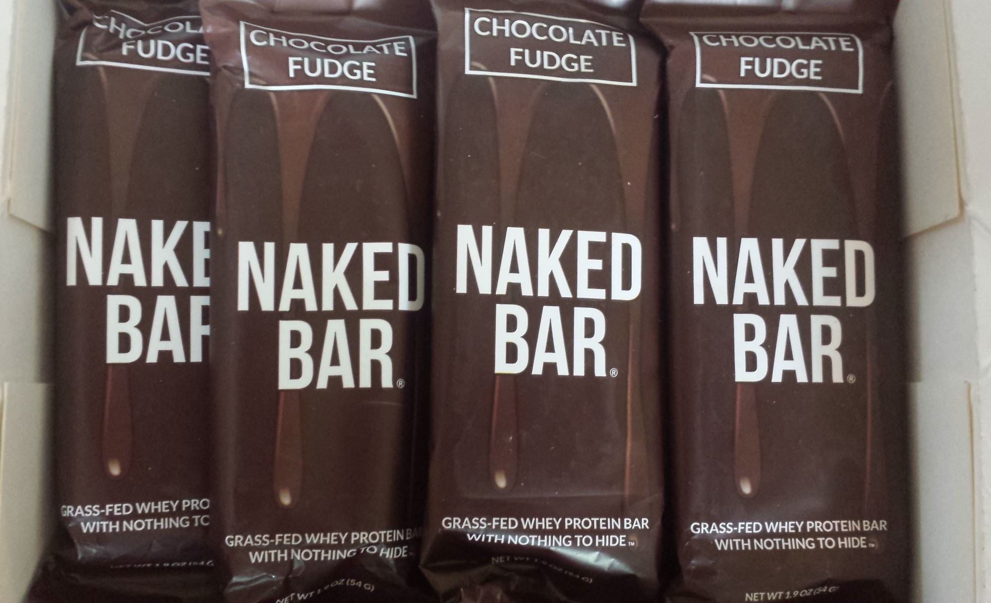 Naked Bar - all natural chocolate fudge protein bar from Naked Nutrition
