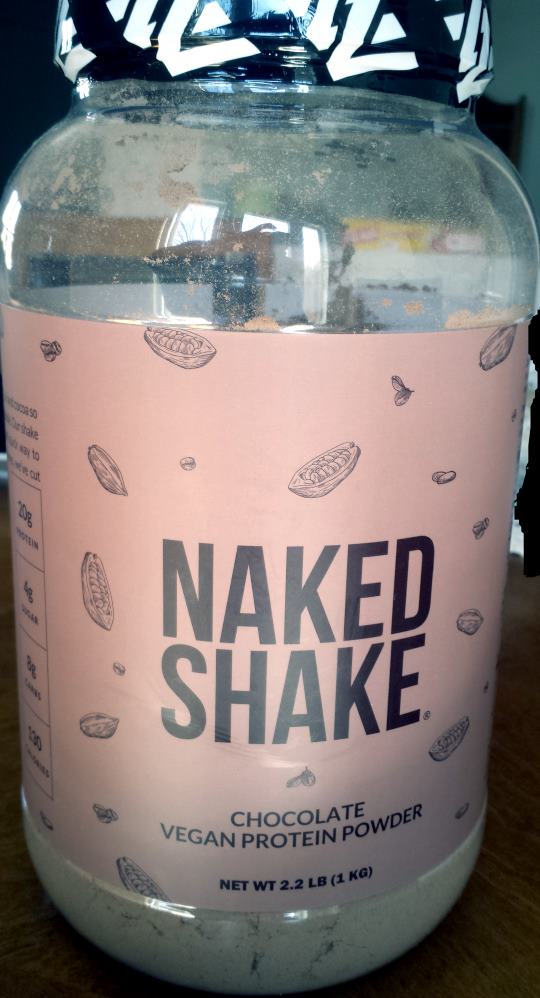 Vegan chocolate protein powder and shake from Naked Nutriton