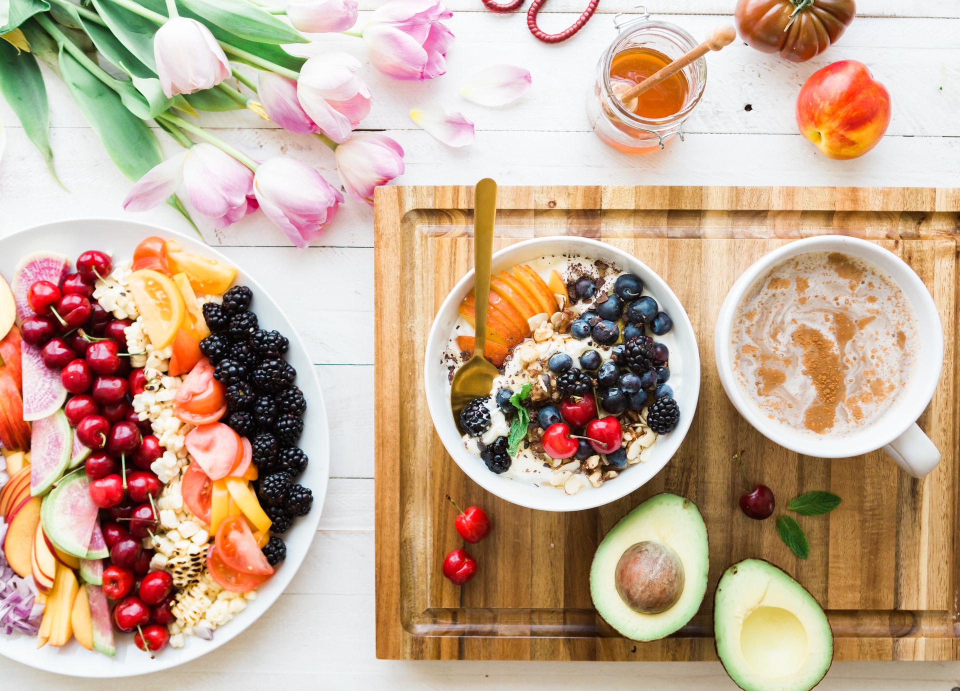 Healthy food layout