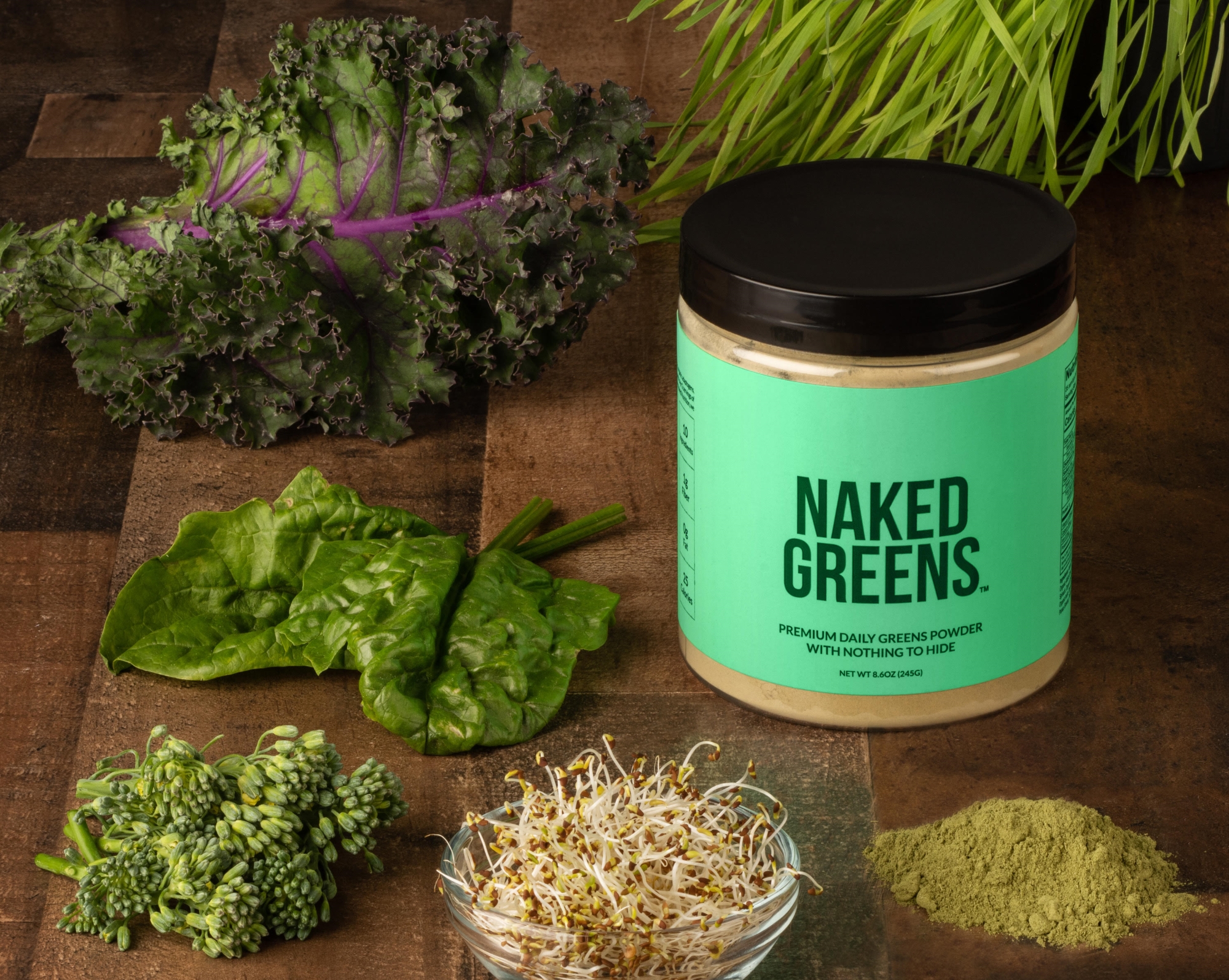 Organic Naked Greens powdered supplement
