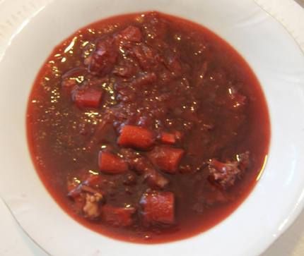 Borscht soup - beet soup